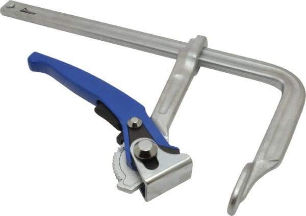 Gibraltar - 5-1/2" Deep Throat, 12" Max Capacity, Standard Sliding Arm Clamp - 1,100 Lb Clamping Pressure - Exact Tool & Supply