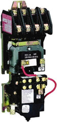Square D - No Enclosure, 4 Pole, Mechanically Held Lighting Contactor - 20 A (Tungsten), 30 A (Fluorescent), 277 VAC at 60 Hz, 4NO Contact Configuration - Exact Tool & Supply