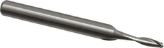 Onsrud - 1/8" Cutting Diam x 3/8" Length of Cut, 2 Flute, Upcut Spiral Router Bit - Uncoated, Right Hand Cut, High Speed Steel, 2-5/8" OAL x 1/4" Shank Diam, Double Edge, 19 to 32° Helix Angle - Exact Tool & Supply