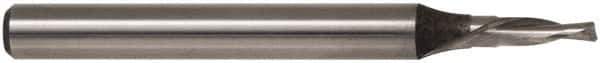 Onsrud - 1/4" Cutting Diam x 3/4" Length of Cut, 2 Flute, Downcut Spiral Router Bit - Uncoated, Right Hand Cut, High Speed Steel, 3-1/4" OAL x 1/2" Shank Diam, Double Edge, 19 to 32° Helix Angle - Exact Tool & Supply