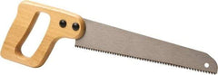 Stanley - 10" High Carbon Steel Blade Utility Saw - Hardwood Handle, Wood D Style, 15-1/2" OAL - Exact Tool & Supply