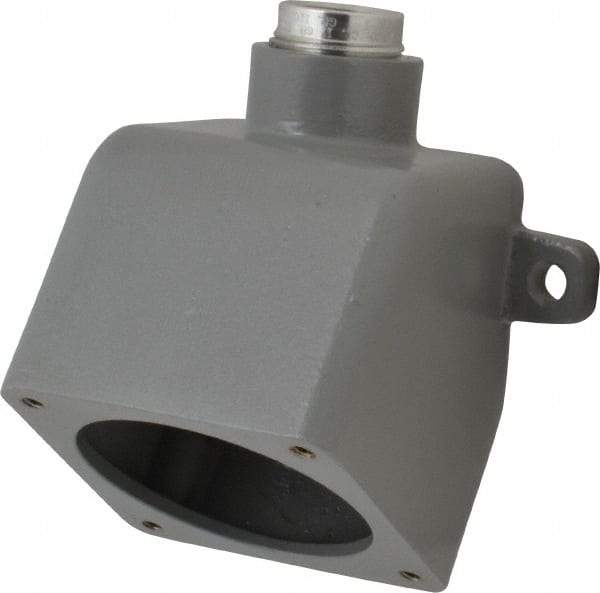 Hubbell Killark - 30 Amp, 3/4 Inch Hub Size, Metallic Pin and Sleeve Back Box - 250 VDC, 600 VAC, 30° Box Angle - Exact Tool & Supply