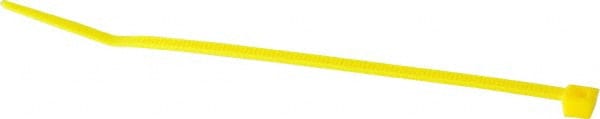 Made in USA - 4-1/8" Long Yellow Nylon Standard Cable Tie - Exact Tool & Supply