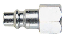 CEJN - 3/8 Female NPT Industrial Pneumatic Hose High Flow Connector - Steel Zinc-Plated, 3/8" Body Diam - Exact Tool & Supply