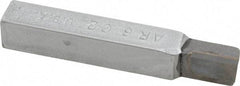 Made in USA - 3/8 x 3/8" Shank, Square Shoulder Turning Single Point Tool Bit - AR-6, Grade C2 - Exact Tool & Supply