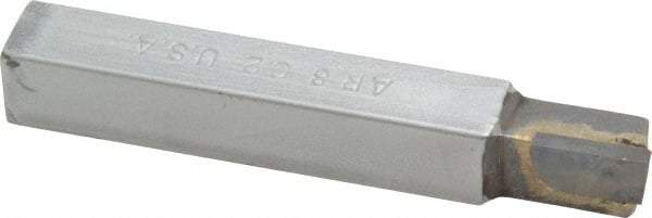 Made in USA - 1/2 x 1/2" Shank, Square Shoulder Turning Single Point Tool Bit - AR-8, Grade C2 - Exact Tool & Supply