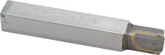 Made in USA - 1/2 x 1/2" Shank, Square Shoulder Turning Single Point Tool Bit - AR-8, Grade C2 - Exact Tool & Supply
