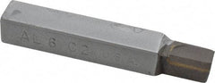 Made in USA - 3/8 x 3/8" Shank, Square Shoulder Turning Single Point Tool Bit - AL-6, Grade C2 - Exact Tool & Supply