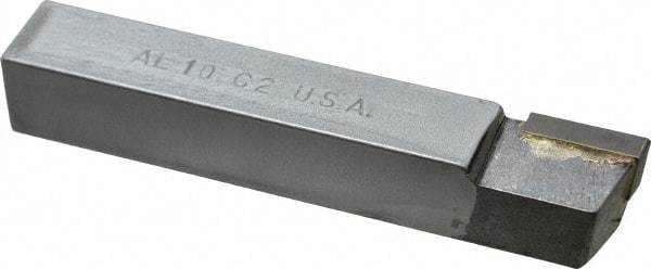 Made in USA - 5/8 x 5/8" Shank, Square Shoulder Turning Single Point Tool Bit - AL-10, Grade C2 - Exact Tool & Supply