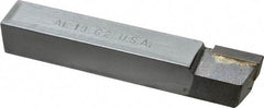Made in USA - 5/8 x 5/8" Shank, Square Shoulder Turning Single Point Tool Bit - AL-10, Grade C2 - Exact Tool & Supply