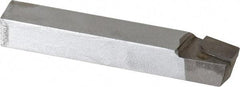 Made in USA - 7/16 x 7/16" Shank, Lead Angle Turning Single Point Tool Bit - BR-7, Grade C2 - Exact Tool & Supply