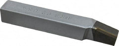 Made in USA - 1/2 x 1/2" Shank, Lead Angle Turning Single Point Tool Bit - BR-8, Grade C2 - Exact Tool & Supply