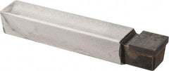 Made in USA - 3/8 x 3/8" Shank, Square Nose Single Point Tool Bit - C-6, Grade C2 - Exact Tool & Supply