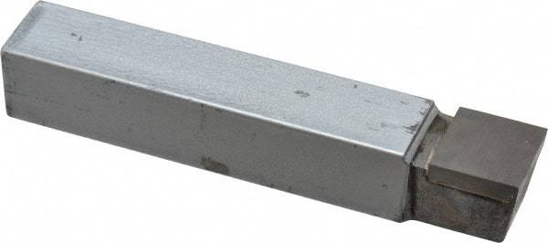 Made in USA - 3/4 x 3/4" Shank, Square Nose Single Point Tool Bit - C-12, Grade C2 - Exact Tool & Supply