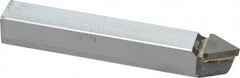 Made in USA - 1/2 x 1/2" Shank, Threading Single Point Tool Bit - E-8, Grade C2 - Exact Tool & Supply