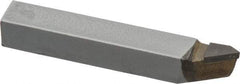 Made in USA - 3/8 x 3/8" Shank, Offset Threading Single Point Tool Bit - ER-6, Grade C2 - Exact Tool & Supply