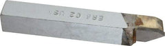 Made in USA - 1/2 x 1/2" Shank, Offset Threading Single Point Tool Bit - ER-8, Grade C2 - Exact Tool & Supply