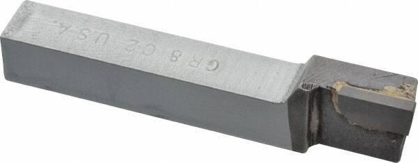 Made in USA - 1/2 x 1/2" Shank, Offset Side Cutting Single Point Tool Bit - GR-8, Grade C2 - Exact Tool & Supply