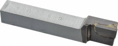 Made in USA - 1/2 x 1/2" Shank, Offset Side Cutting Single Point Tool Bit - GR-8, Grade C2 - Exact Tool & Supply