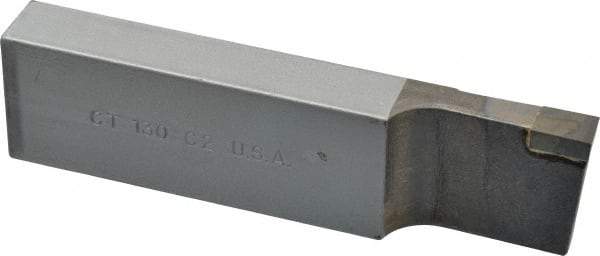 Made in USA - 1-1/4 x 5/8" Shank, Cutoff & Grooving Single Point Tool Bit - CT-130(556), Grade C2 - Exact Tool & Supply
