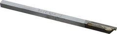 Made in USA - 9/32 x 9/32" Shank, Forming Single Point Tool Bit - SA-7C, Grade C2 - Exact Tool & Supply