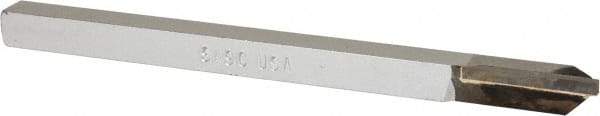 Made in USA - 3/8 x 3/8" Shank, Forming Single Point Tool Bit - SA-9C, Grade C2 - Exact Tool & Supply
