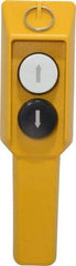 ACI - 2 Operator, Booted Head Pendant Control Station - Momentary Switch, NO/NC Contact - Exact Tool & Supply