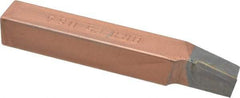 Made in USA - 1/2 x 1/2" Shank, Lead Angle Turning Single Point Tool Bit - BR-8, Grade C5 - Exact Tool & Supply