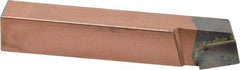 Made in USA - 3/4 x 3/4" Shank, Lead Angle Turning Single Point Tool Bit - BL-12, Grade C5 - Exact Tool & Supply