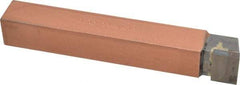 Made in USA - 1 x 1" Shank, Square Nose Single Point Tool Bit - C-16, Grade C5 - Exact Tool & Supply