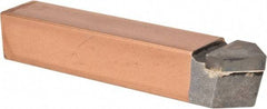 Made in USA - 3/4 x 3/4" Shank, Pointed Nose Single Point Tool Bit - D-12, Grade C5 - Exact Tool & Supply