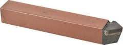 Made in USA - 1 x 1" Shank, Pointed Nose Single Point Tool Bit - D-16, Grade C5 - Exact Tool & Supply