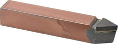 Made in USA - 3/4 x 3/4" Shank, Threading Single Point Tool Bit - E-12, Grade C5 - Exact Tool & Supply