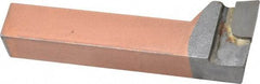 Made in USA - 3/4 x 3/4" Shank, Offset End Cutting Single Point Tool Bit - FR-12, Grade C5 - Exact Tool & Supply