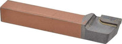 Made in USA - 1/2 x 1/2" Shank, Offset Side Cutting Single Point Tool Bit - GR-8, Grade C5 - Exact Tool & Supply
