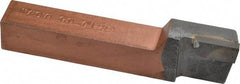 Made in USA - 5/8 x 5/8" Shank, Offset Side Cutting Single Point Tool Bit - GR-10, Grade C5 - Exact Tool & Supply