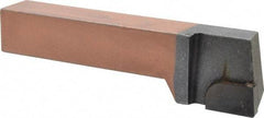 Made in USA - 3/4 x 3/4" Shank, Offset Side Cutting Single Point Tool Bit - GL-12, Grade C5 - Exact Tool & Supply