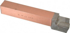 Made in USA - 1 x 1" Shank, Offset Side Cutting Single Point Tool Bit - GL-16, Grade C5 - Exact Tool & Supply