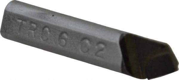 Made in USA - 3/8 x 3/8" Shank, Round Shank Boring Single Point Tool Bit - TRC-6, Grade C2 - Exact Tool & Supply