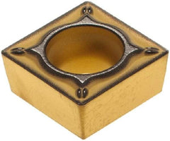 Sumitomo - SCMT32.51 ESU Grade AC700G Carbide Turning Insert - TiC Finish, 90° Square, 3/8" Inscr Circle, 5/32" Thick, 1/64" Corner Radius - Exact Tool & Supply