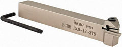 Iscar - HGH, Internal, Right Hand, 0.236" Max Depth of Cut, 0.118" Max Groove Width, Indexable Grooving Tool Holder - GRIP 3.., HGN 30.. Insert Compatibility, 5/8" Shank Height, 5/8" Shank Width, 5" OAL - Exact Tool & Supply