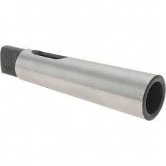 DORMER - MT2 Inside Morse Taper, MT3 Outside Morse Taper, Standard Reducing Sleeve - Oil Toughened, 112mm OAL - Exact Tool & Supply