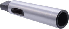 DORMER - MT3 Inside Morse Taper, MT4 Outside Morse Taper, Standard Reducing Sleeve - Oil Toughened, 140mm OAL - Exact Tool & Supply