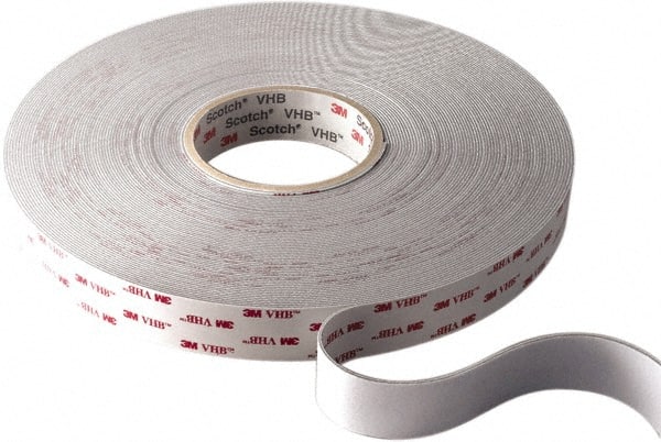 3M - 1" x 36 Yd Acrylic Adhesive Double Sided Tape - Exact Tool & Supply