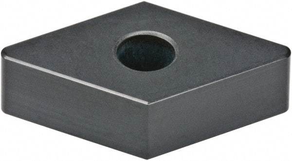 Kennametal - DNMA333 S0820 Grade KB1340 PCBN Turning Insert - Uncoated, 55° Diamond, 3/8" Inscr Circle, 3/16" Thick, 3/64" Corner Radius - Exact Tool & Supply