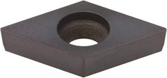 Kennametal - DCGW32.52 S0415MT Grade KB1345 PCBN Turning Insert - Uncoated, 55° Diamond, 3/8" Inscr Circle, 5/32" Thick, 1/32" Corner Radius - Exact Tool & Supply
