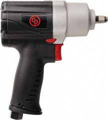 Chicago Pneumatic - 3/8" Drive, 9,400 RPM, 415 Ft/Lb Torque Impact Wrench - Pistol Grip Handle, 1,700 IPM, 20 CFM, 90 psi, 1/4" NPT Inlet - Exact Tool & Supply