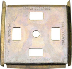 Hyde Tools - Carbon Steel Scraper Replacement Blade - 2.55" Blade Length x 2.55" Blade Width, For Hyde Lifetime Scrapers - Exact Tool & Supply
