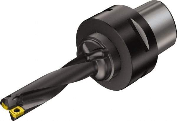 Sandvik Coromant - 41mm Max Drill Depth, 2.99213xD, 12.7mm Diam, Indexable Insert Drill - 2 Inserts, C5 Modular Connection Shank - Exact Tool & Supply