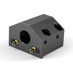 Global CNC Industries - Turret & VDI Tool Holders; Type: Haas ID Block ; Clamping System: 80mm X 45mm ; Tool Axis: ID ; Through Coolant: No ; Additional Information: 4 Mounting Holes - Exact Tool & Supply